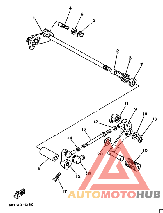 Вал переключения