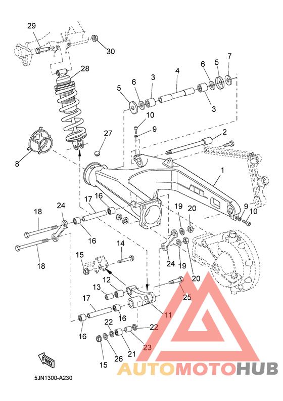 Rear arm & suspension