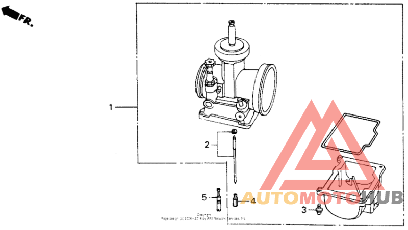 Carburetor optional kit 85-89
