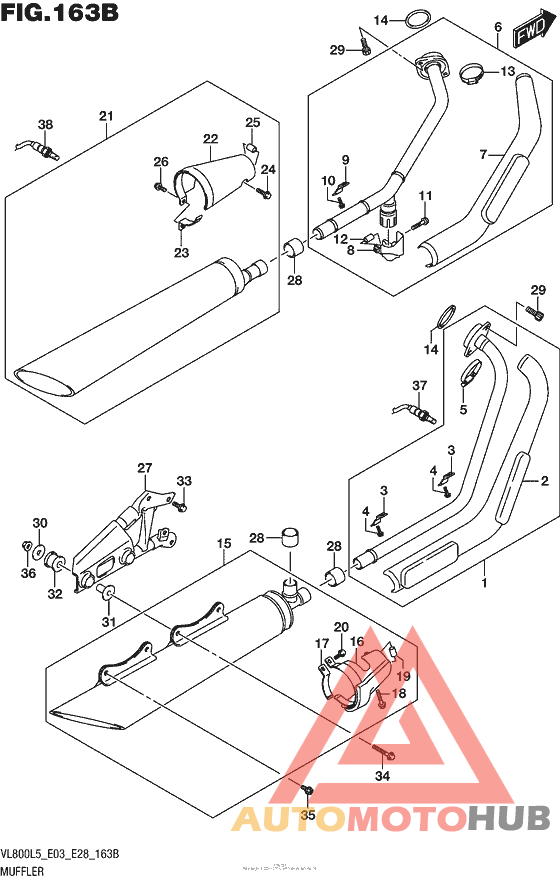 Muffler (Vl800L5 E33)