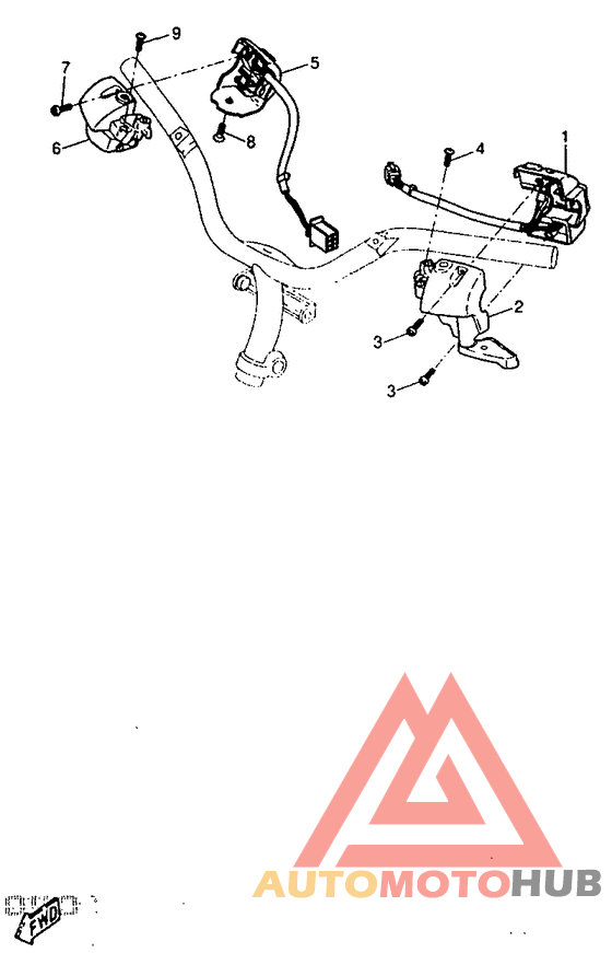 Handle switch. lever