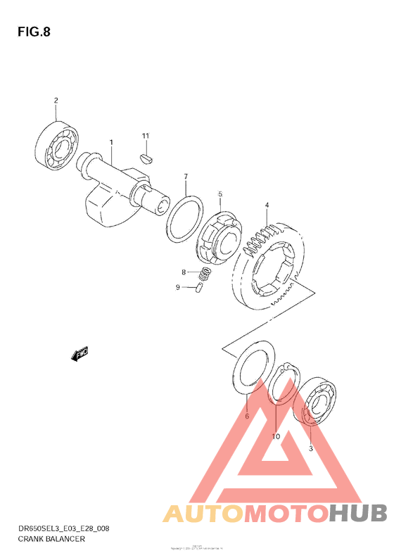 Балансир кривошипа