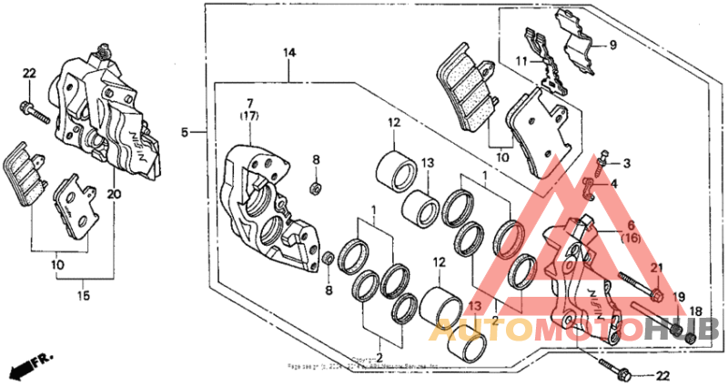 Передний суппорт