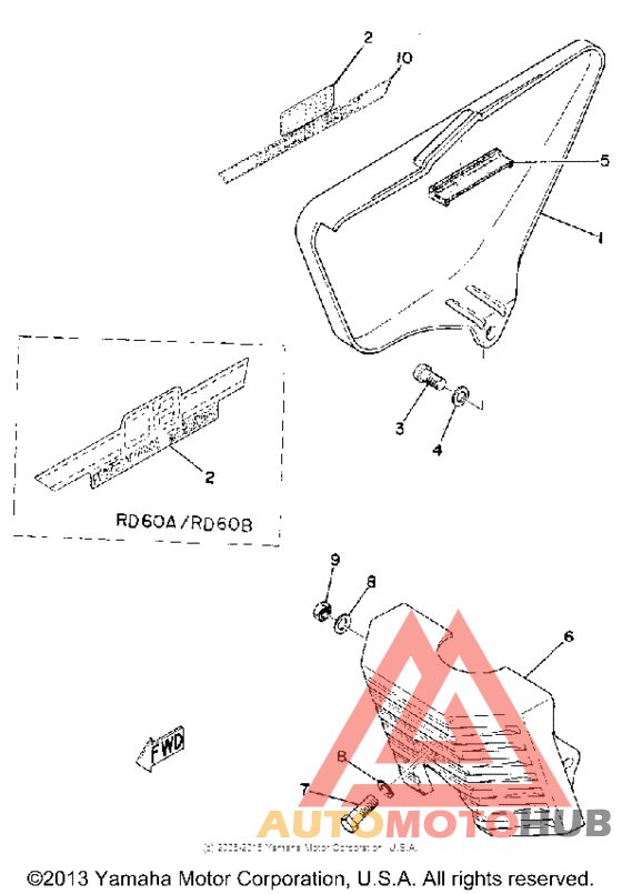 Side cover - front cover