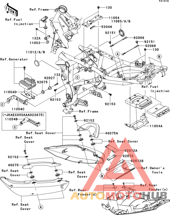 Frame fittings(jkaex650aaa022144-)