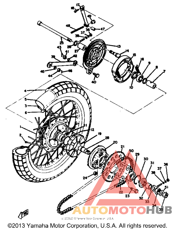 Переднее колесо