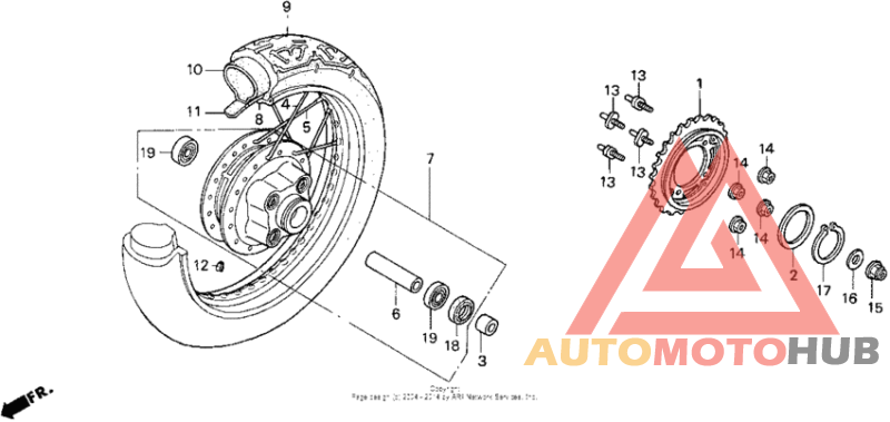 Rear wheel (1)