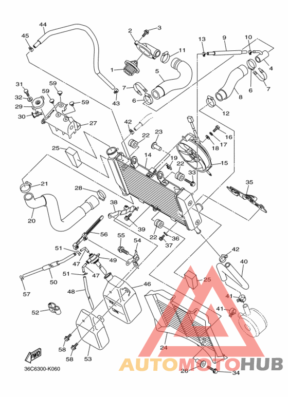Радиатор и шланг