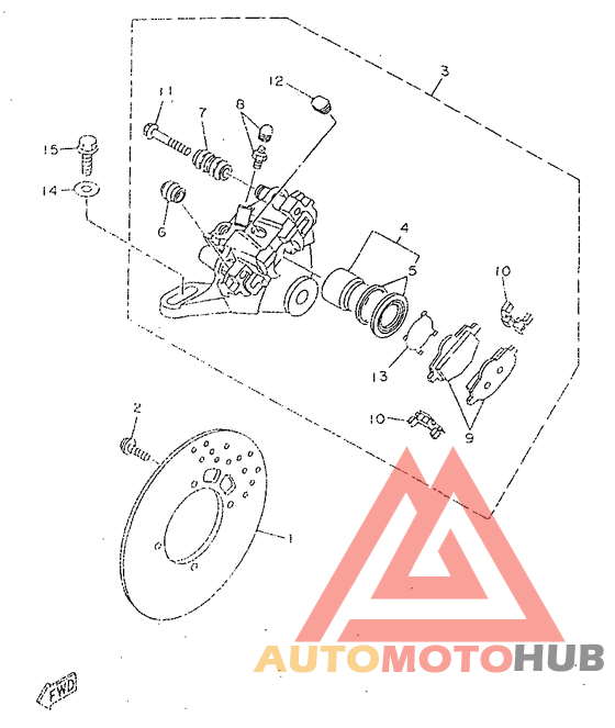 Задний суппорт