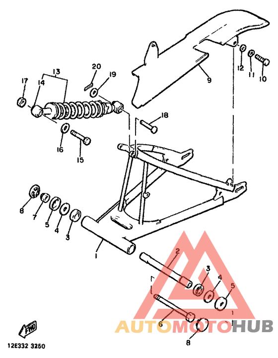 Rear arm. suspension