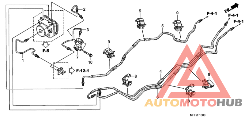 Brake lines/pcv.