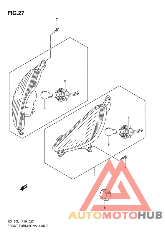 Front turnsignal lamp