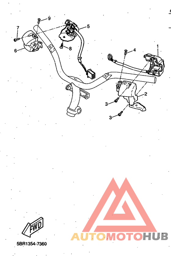 Handle switch. lever