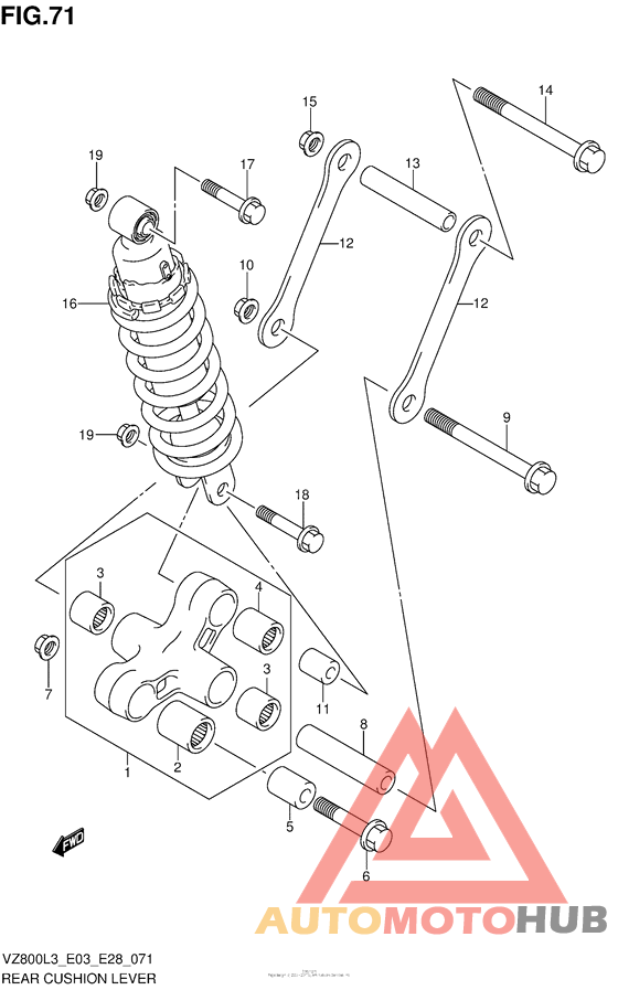Rear Cushion Lever (Vz800L3 E33)
