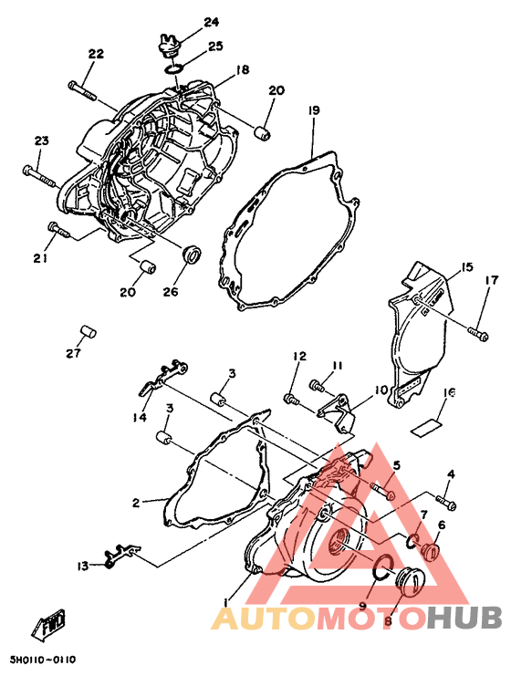 Крышка картера двигателя