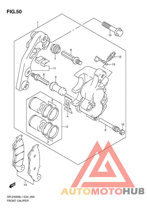Передний суппорт