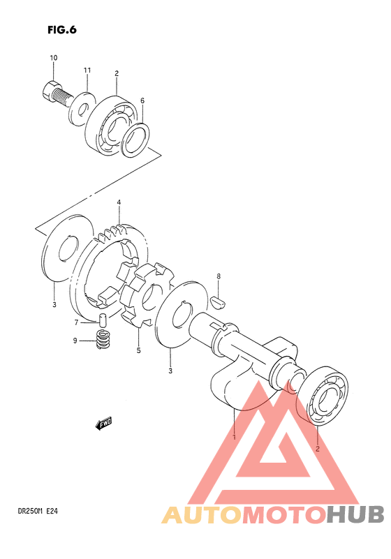 Балансир кривошипа
