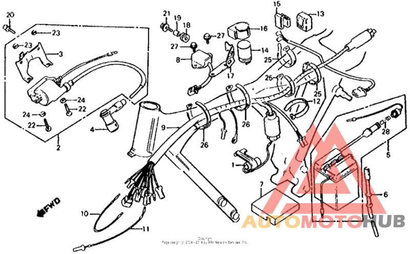 Wire harness + ignition coil 82-85