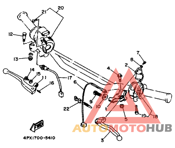 Handle switch. lever