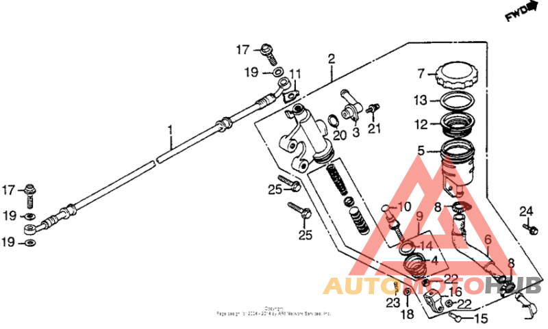 Задний тормоз