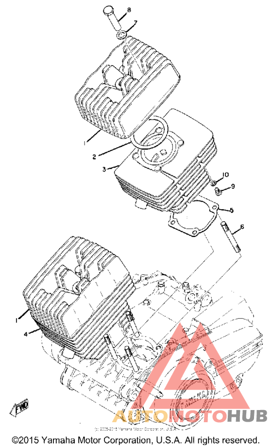 Cylinder head - cylinder