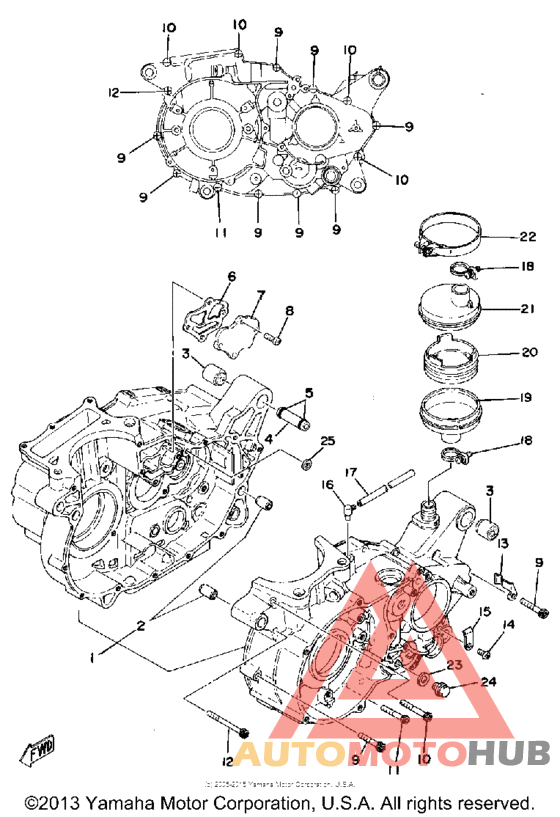 Картер двигателя