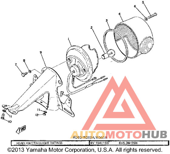 Задний фонарь