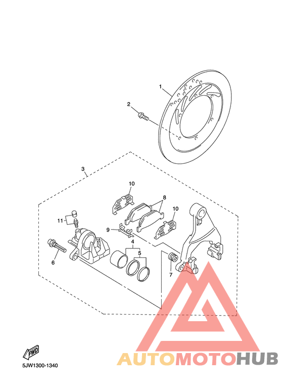 Задний суппорт