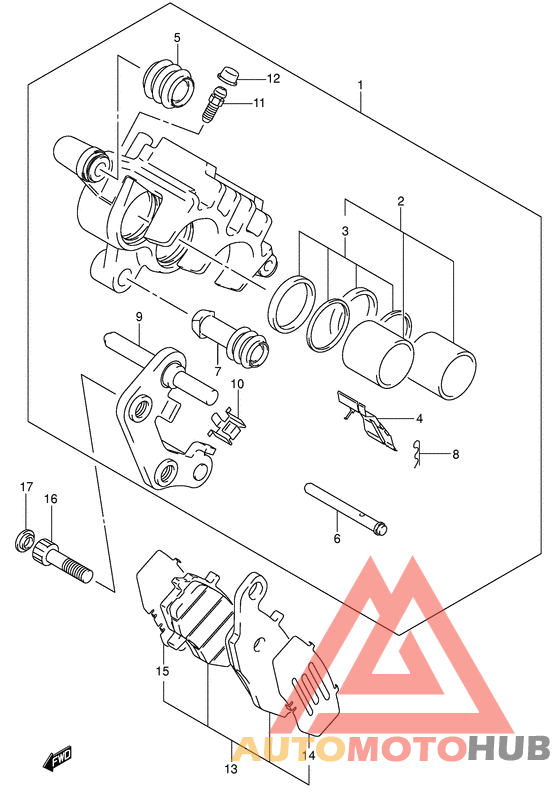 Передний суппорт