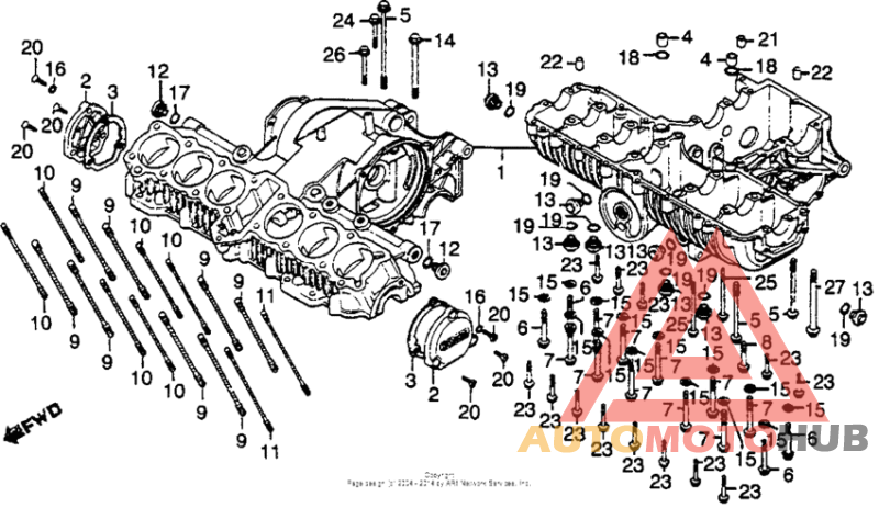 Картер двигателя
