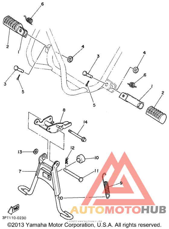Stand - footrest