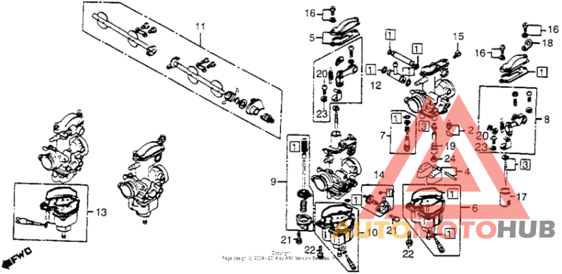 Компоненты карбюратора