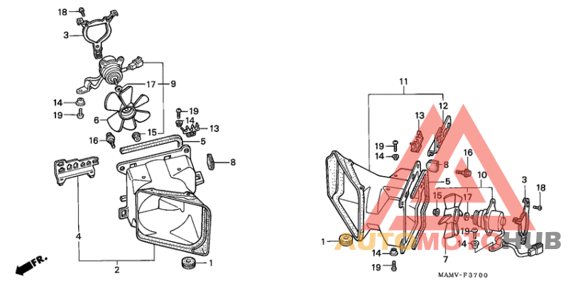 Вентилятор охлаждения