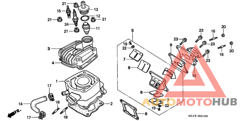 Cylinder/cylinder head