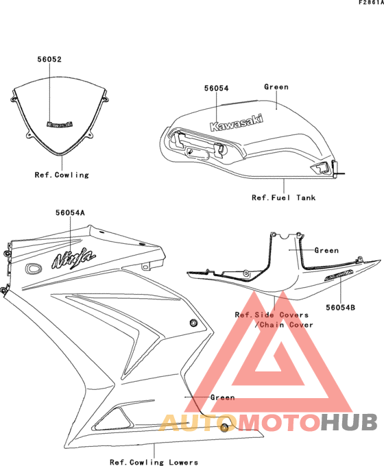 Decals(green)(k8f/k9f)