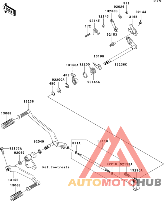 Gear change mechanism(a1)