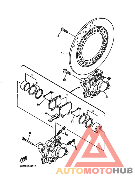 Задний суппорт