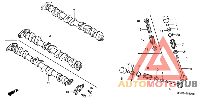 Распред вал/клапана
