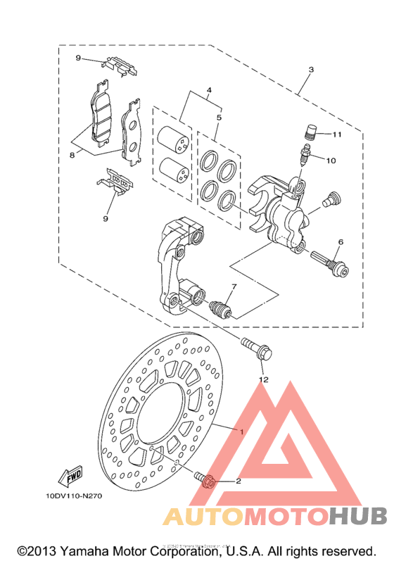 Передний суппорт