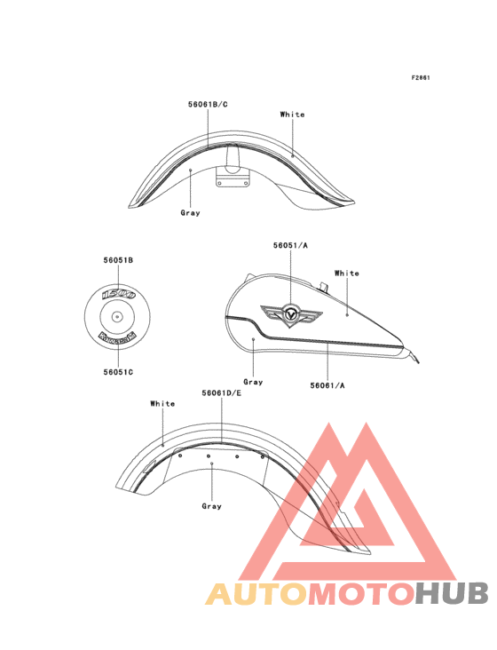 Decals(white/gray)