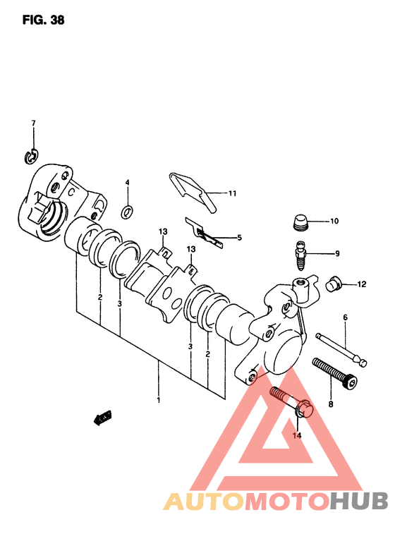 Передний суппорт