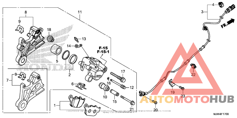 Задний суппорт