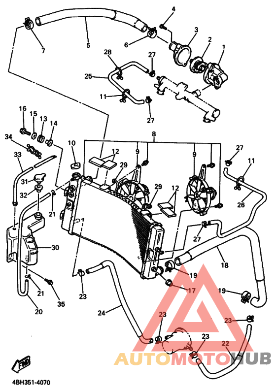 Радиатор и шланг