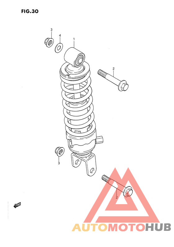 Задние амортизаторы