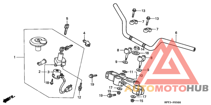 Handle pipe/top bridge