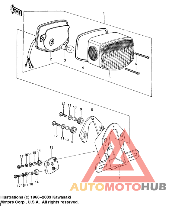 Taillight unit ass`y