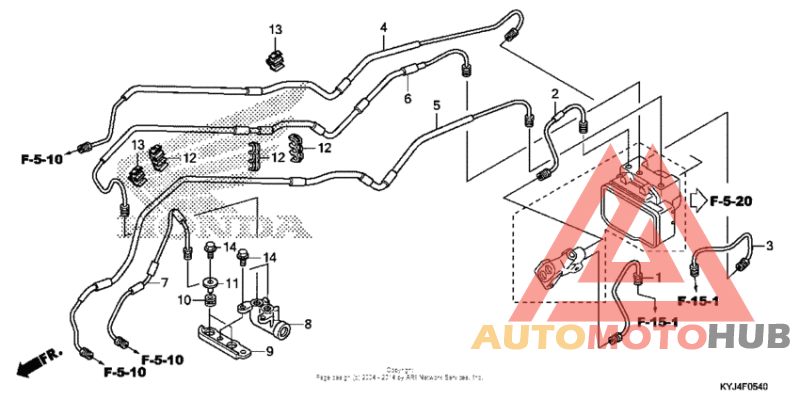 Brake pipe