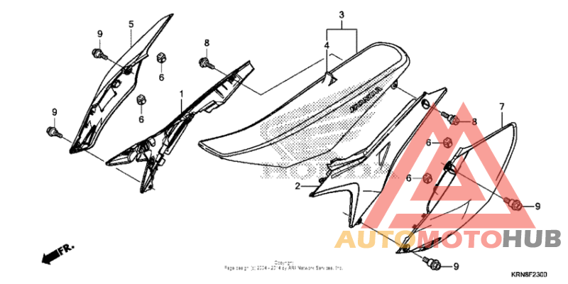 Seat + side cover