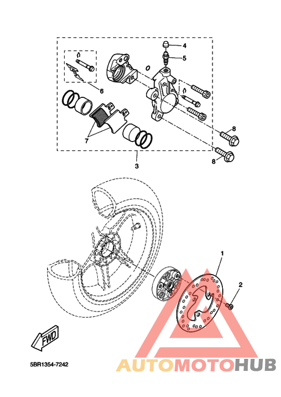 Задний суппорт