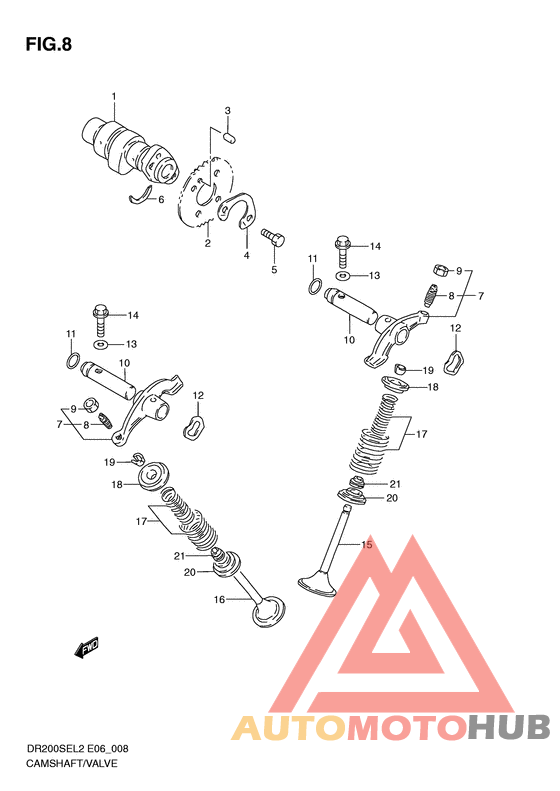 Распред вал/клапана